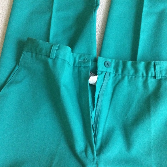 Vintage Southern Lady Teal/Turquoise/Green High Rise Pants - Sz 11/12 - Picture 10 of 12